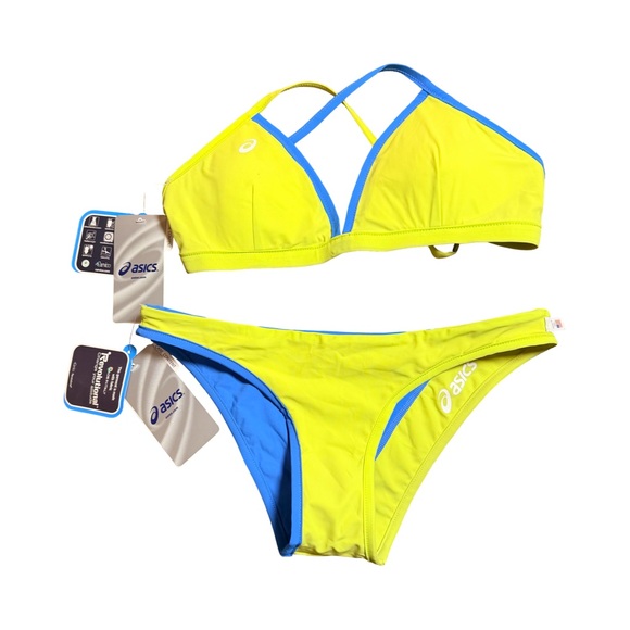 ASICS Kanani Reversible Athletic Bikini Set NWT-size Large - Picture 2 of 11